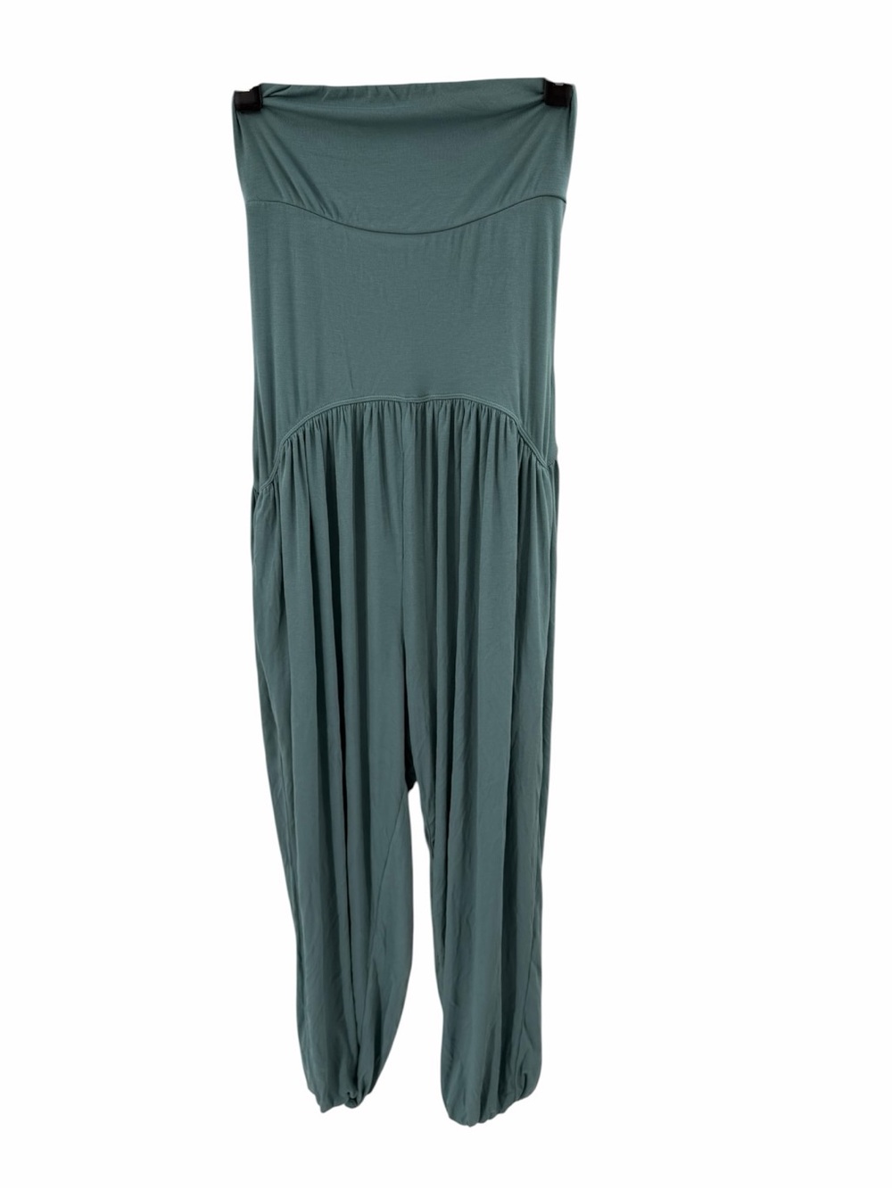 Halara Women’s Strapless Harem Jumpsuit - Slate Green Size Small